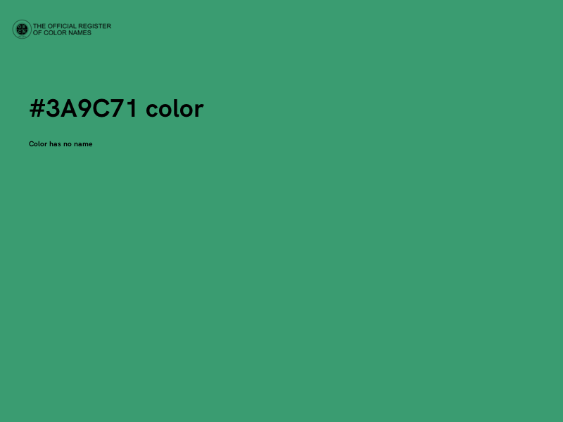 #3A9C71 color image