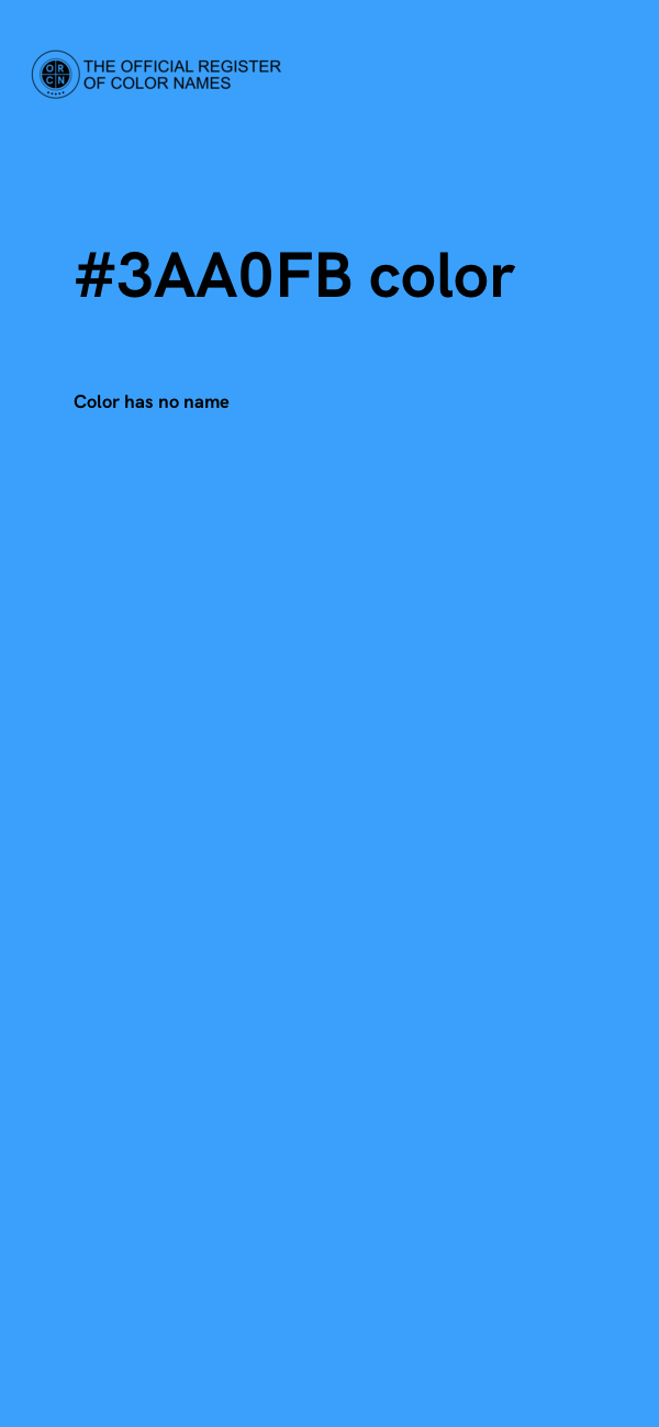 #3AA0FB color image