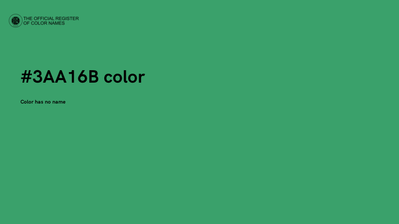 #3AA16B color image