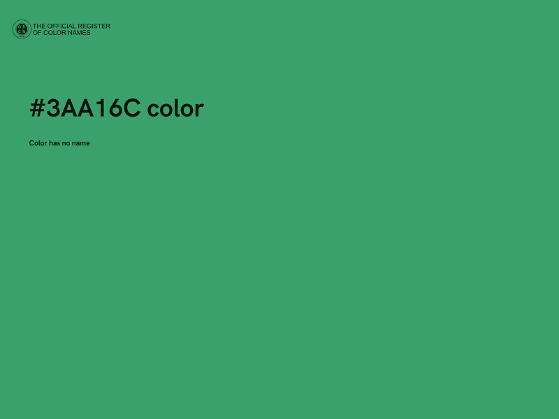 #3AA16C color image