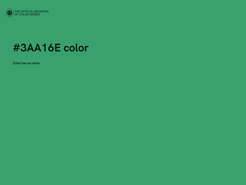 #3AA16E color image