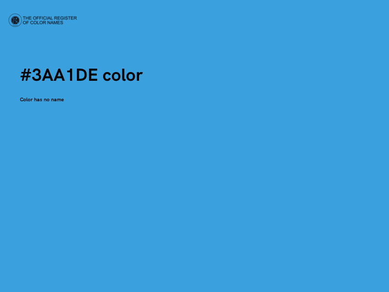 #3AA1DE color image