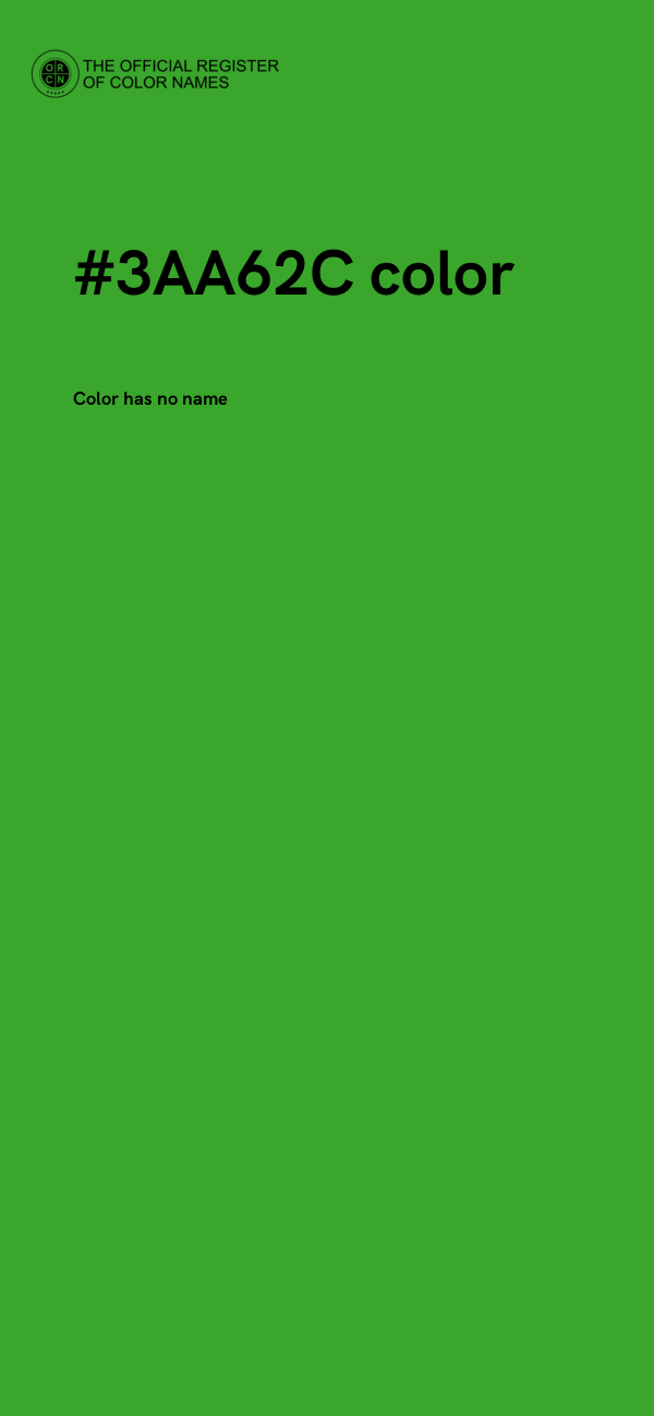 #3AA62C color image