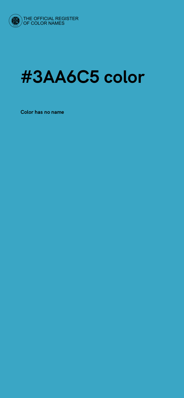 #3AA6C5 color image