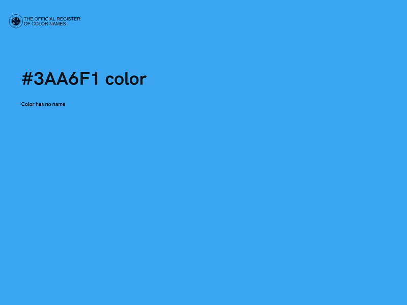 #3AA6F1 color image