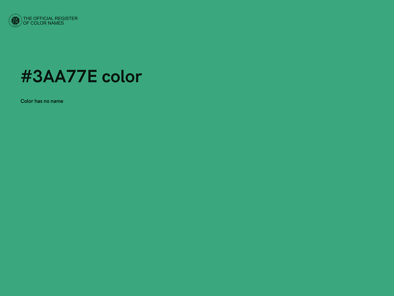 #3AA77E color image