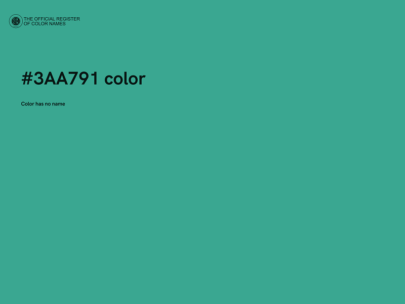 #3AA791 color image
