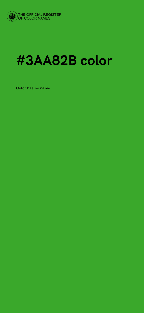 #3AA82B color image
