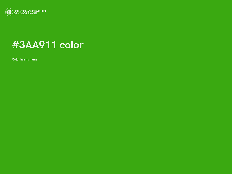 #3AA911 color image