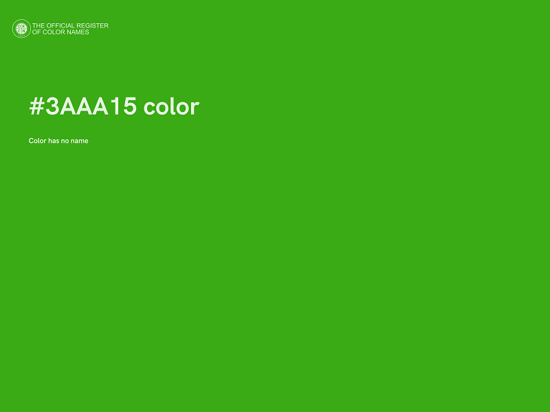 #3AAA15 color image