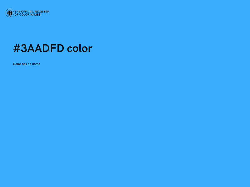 #3AADFD color image