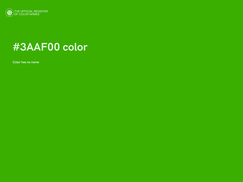 #3AAF00 color image