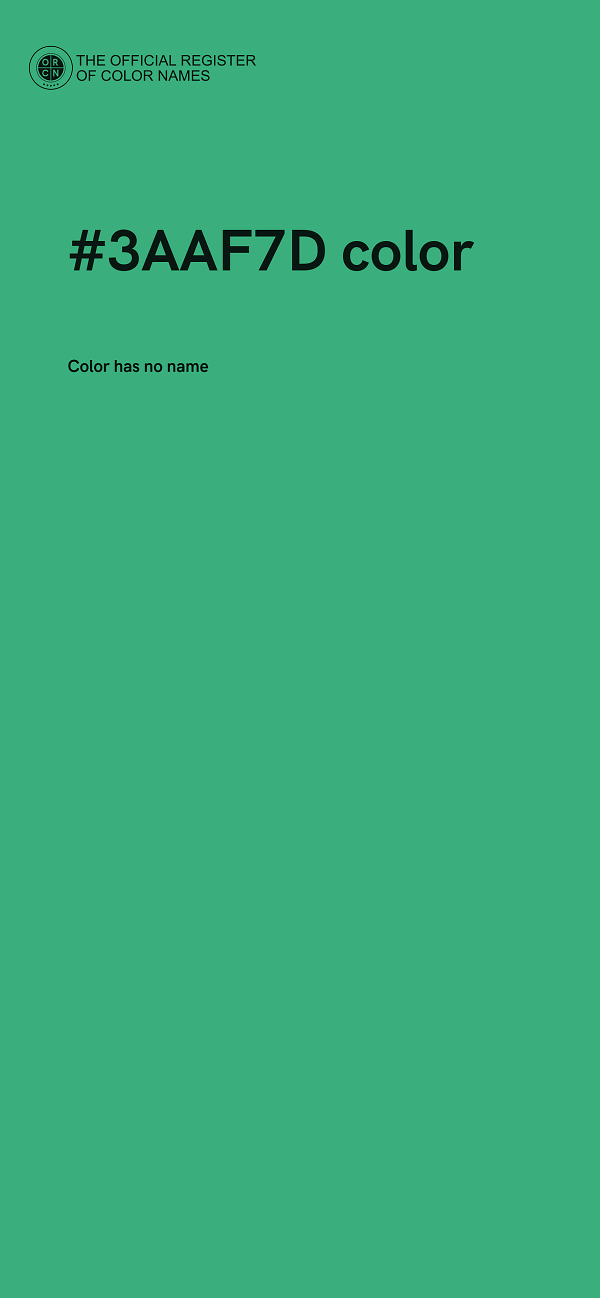 #3AAF7D color image