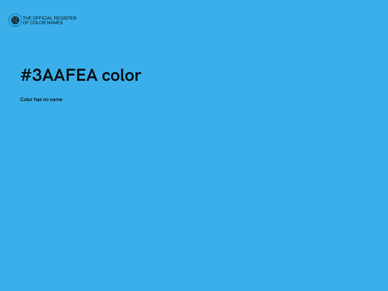 #3AAFEA color image