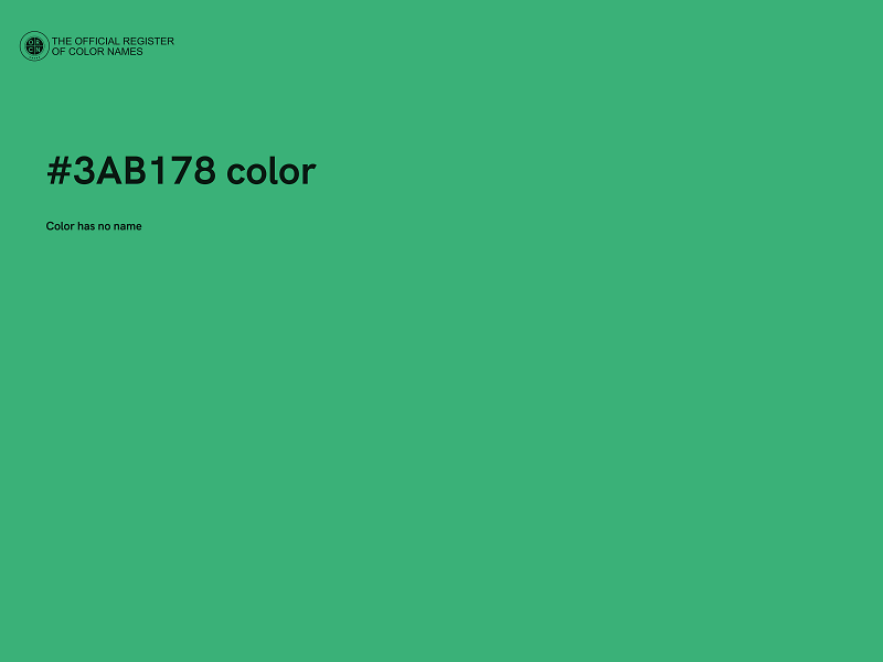 #3AB178 color image
