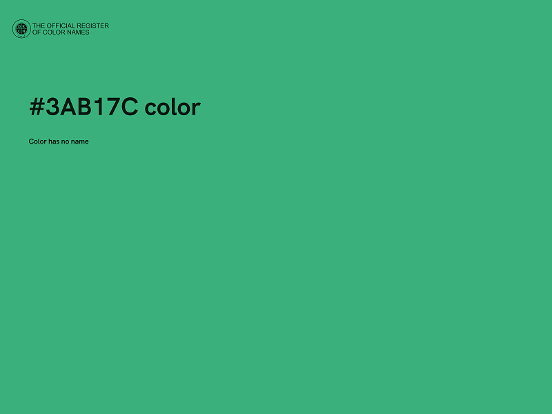 #3AB17C color image