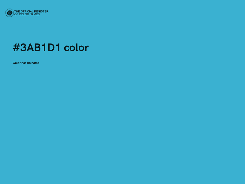 #3AB1D1 color image