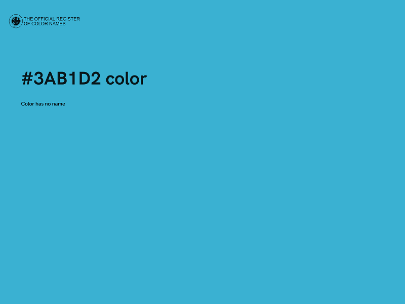 #3AB1D2 color image