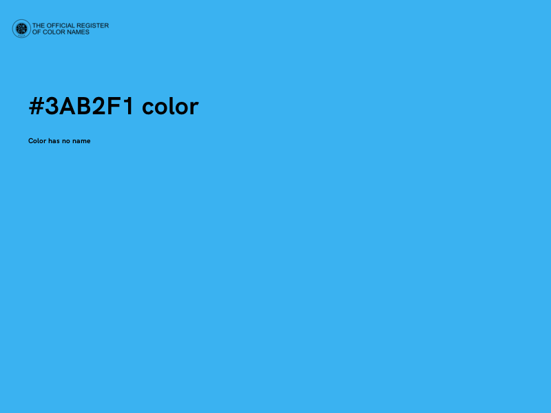 #3AB2F1 color image
