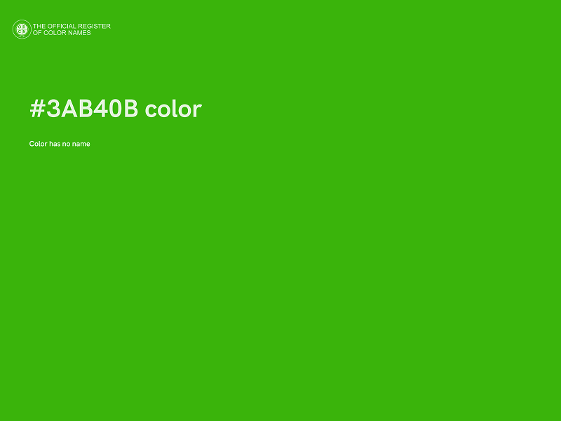 #3AB40B color image