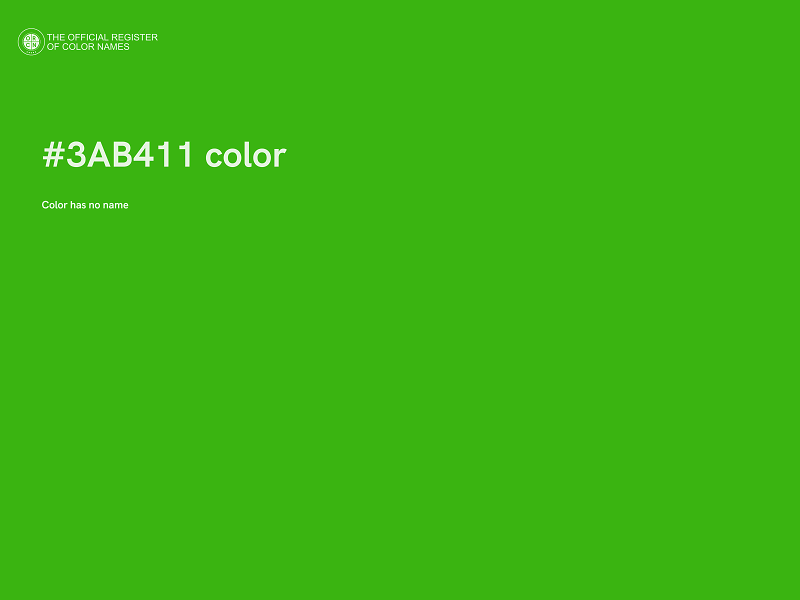 #3AB411 color image