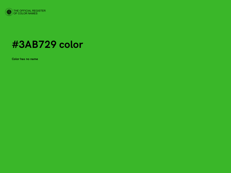 #3AB729 color image