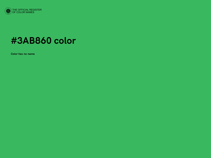 #3AB860 color image