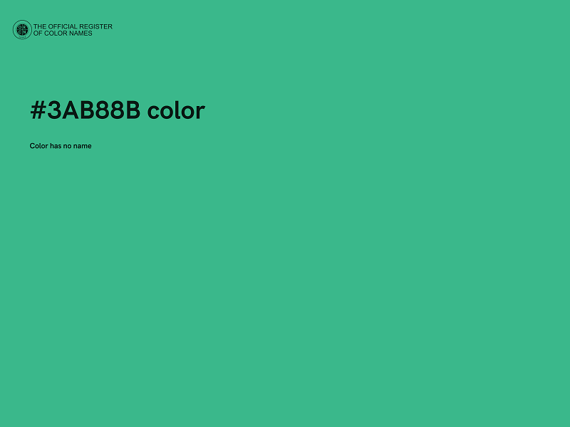 #3AB88B color image