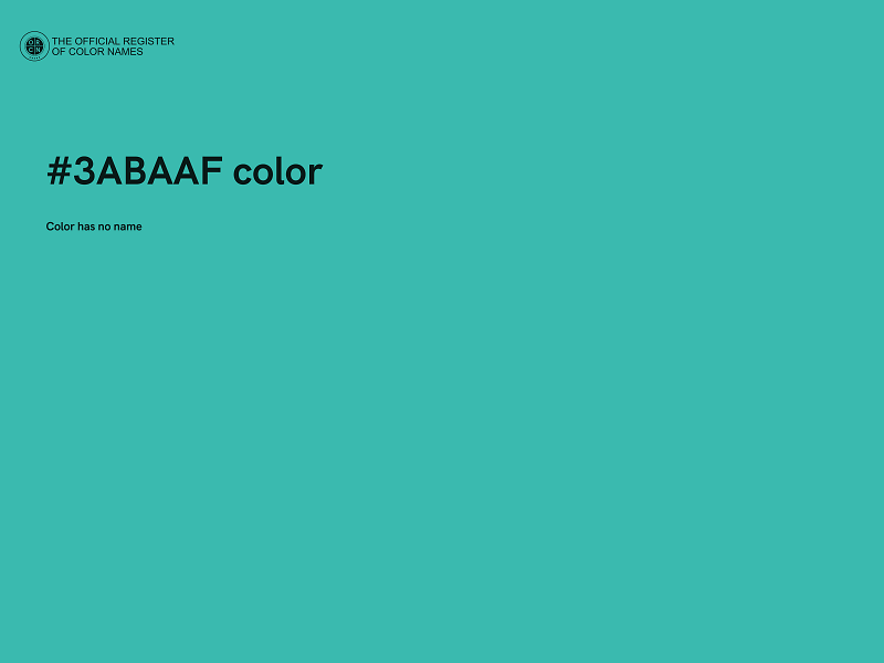 #3ABAAF color image