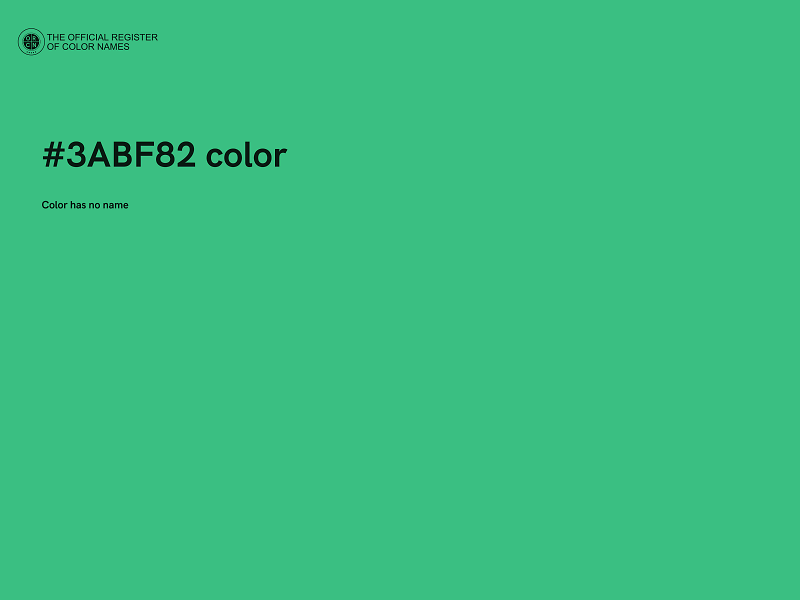 #3ABF82 color image