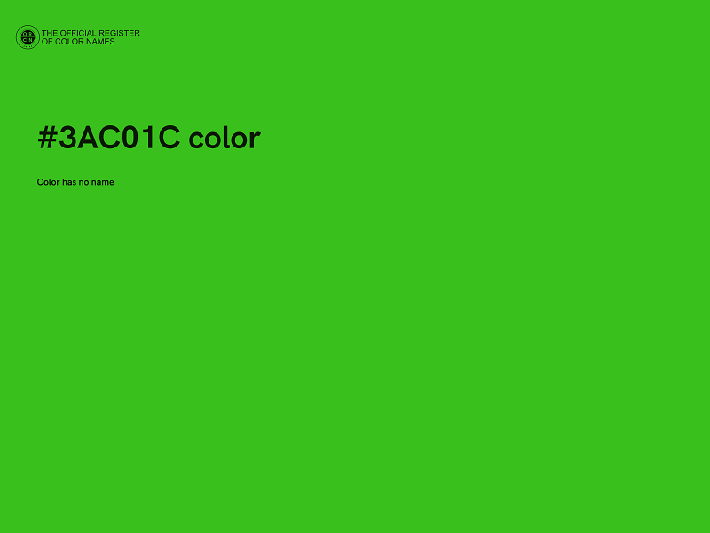 #3AC01C color image