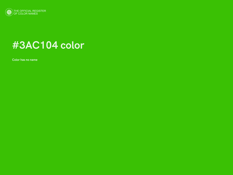 #3AC104 color image