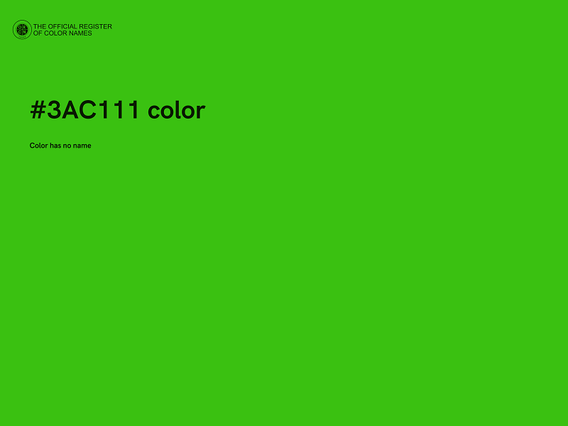 #3AC111 color image