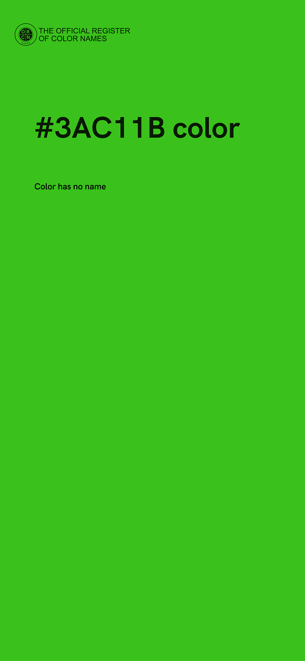 #3AC11B color image