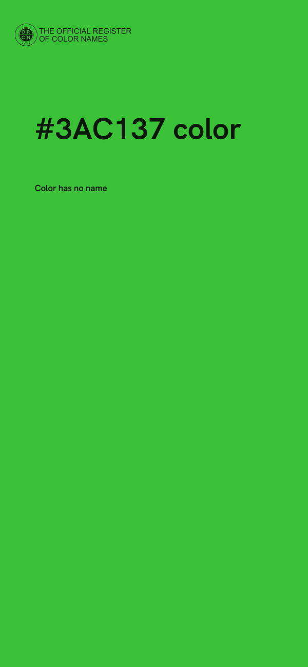 #3AC137 color image