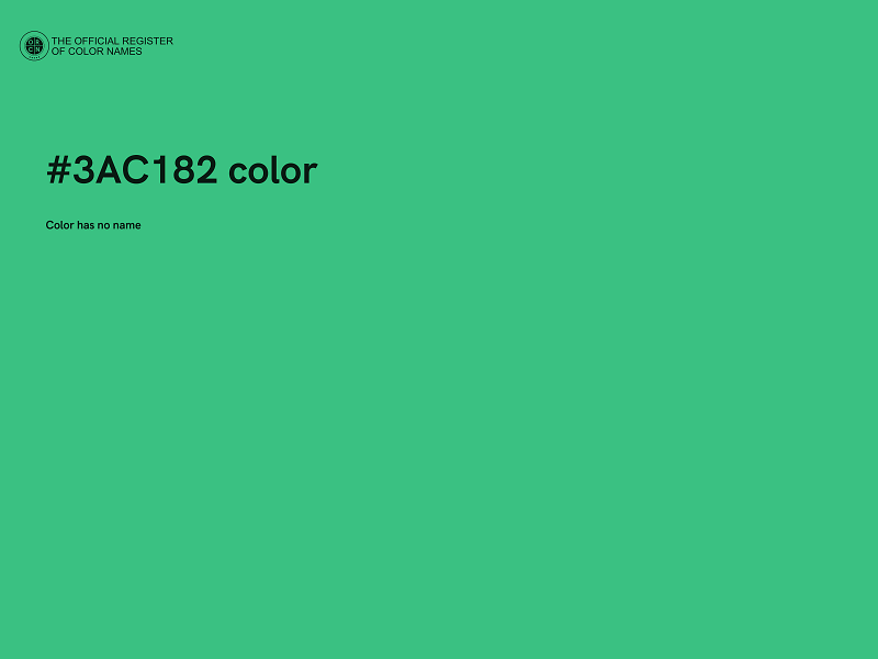 #3AC182 color image