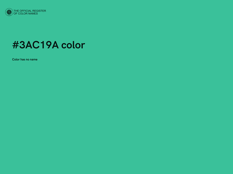 #3AC19A color image