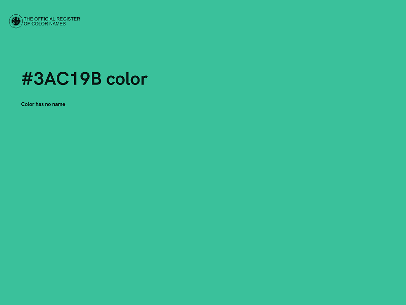 #3AC19B color image