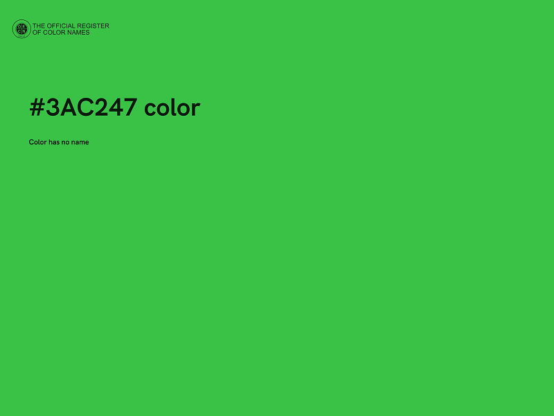 #3AC247 color image