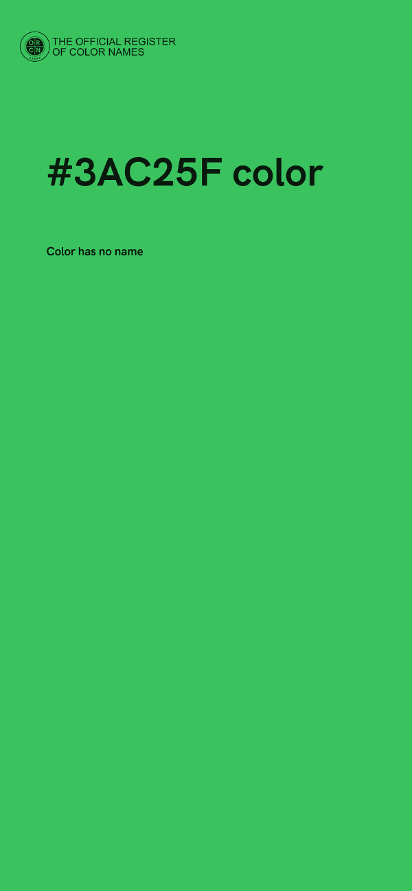 #3AC25F color image
