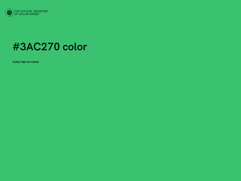 #3AC270 color image