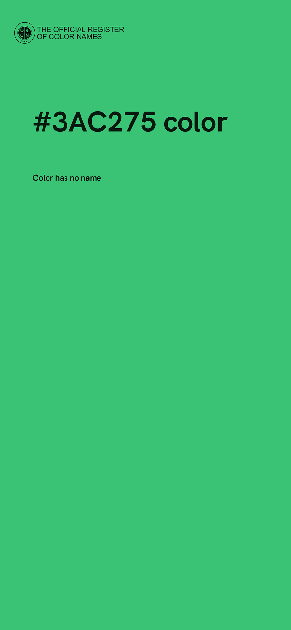 #3AC275 color image