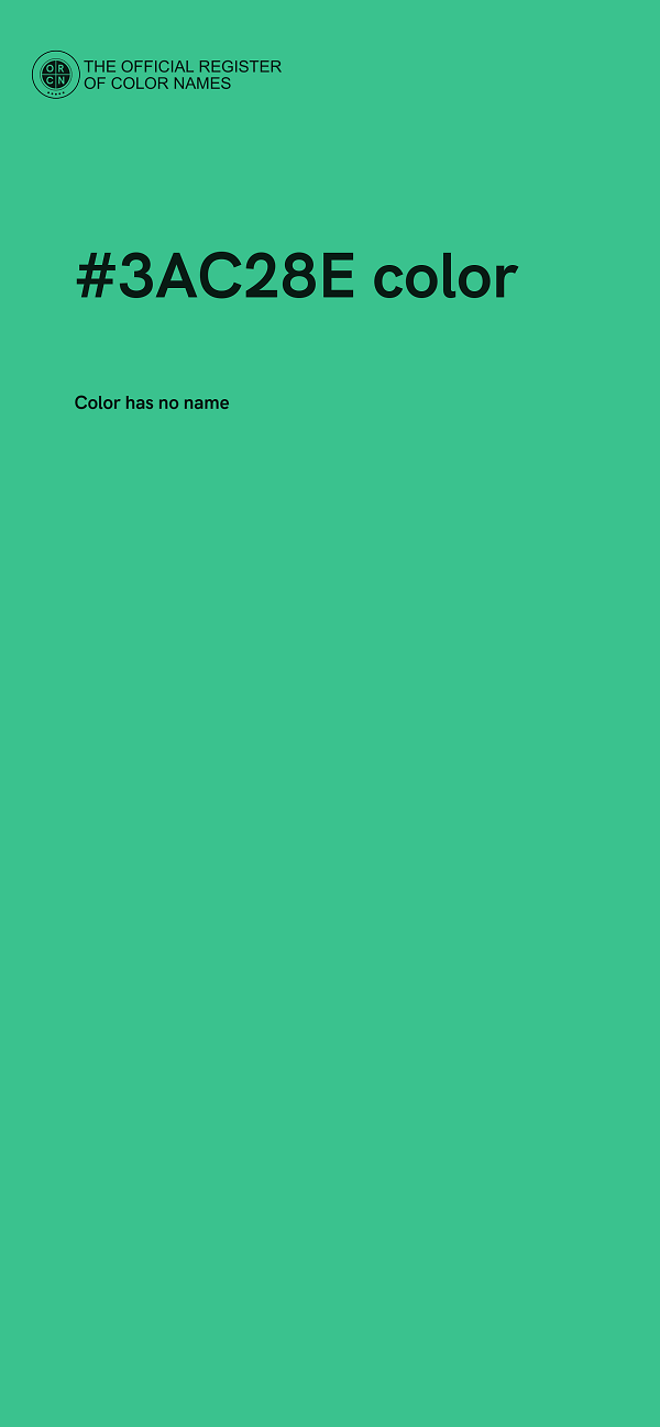 #3AC28E color image