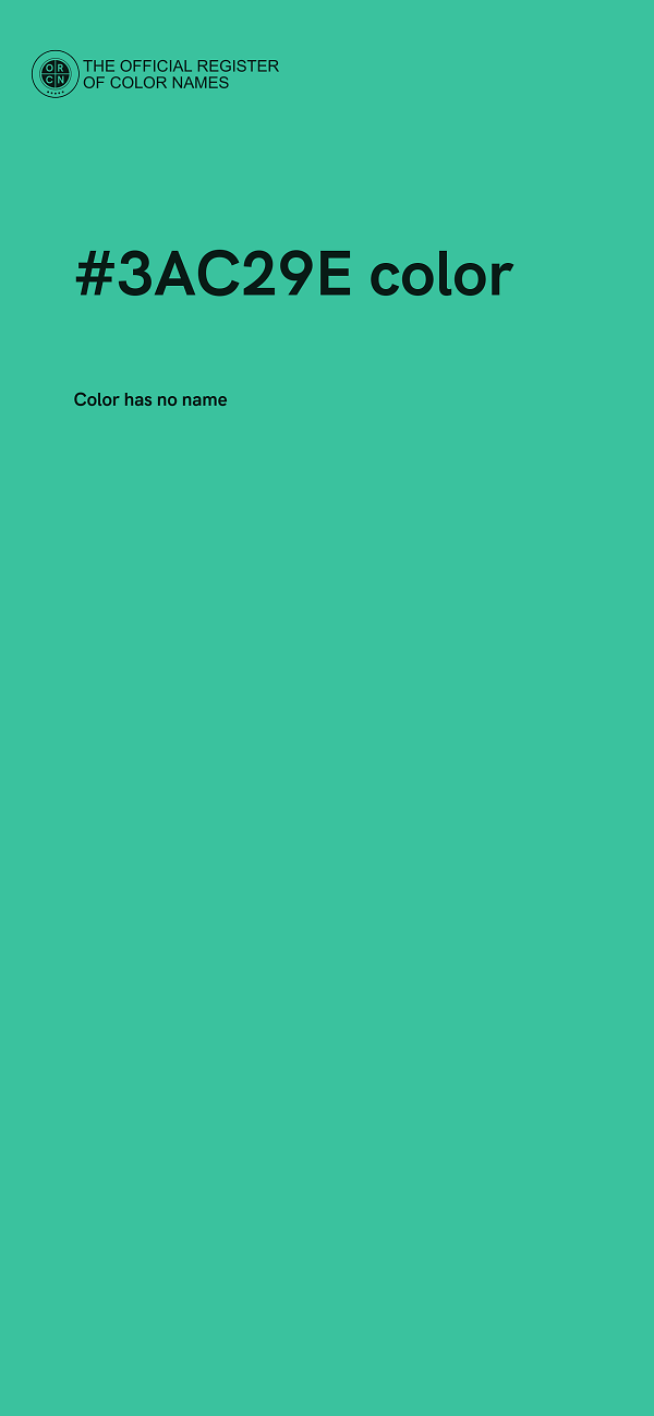 #3AC29E color image