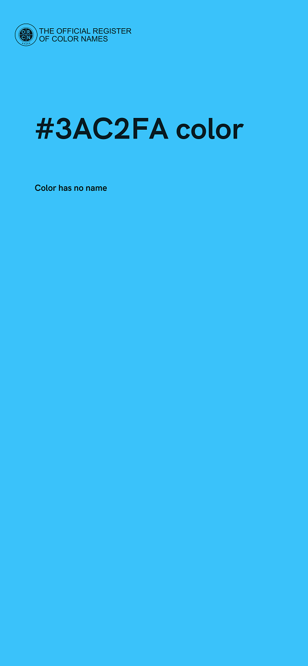 #3AC2FA color image