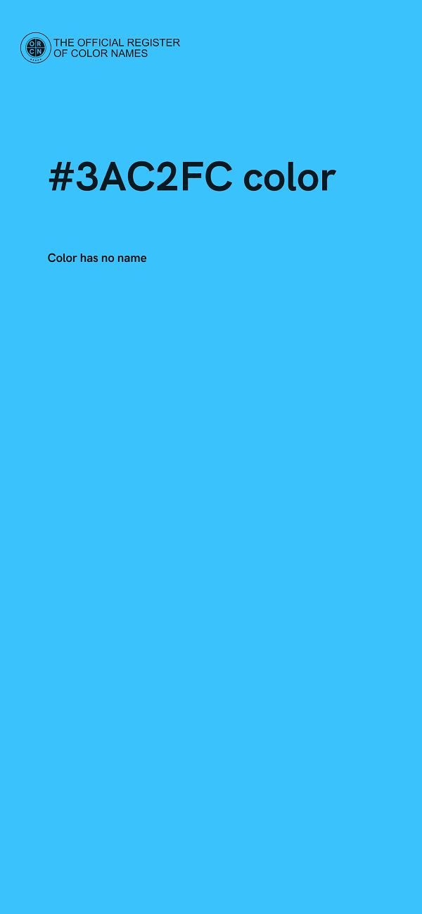 #3AC2FC color image