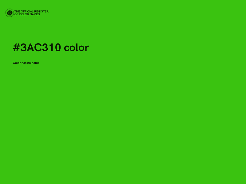 #3AC310 color image