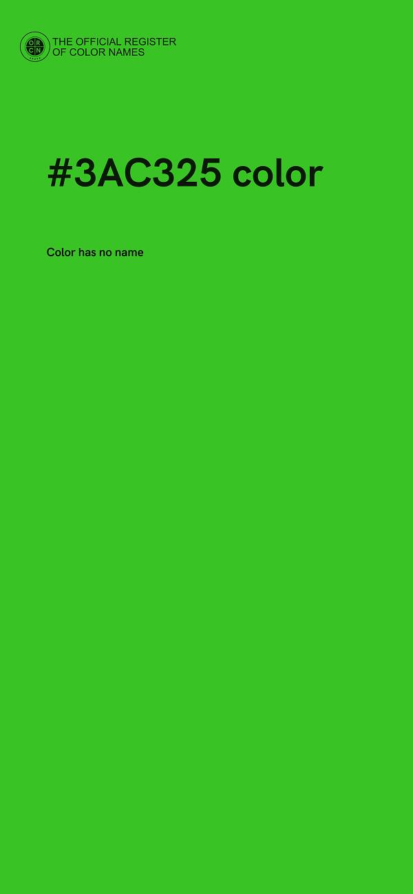 #3AC325 color image