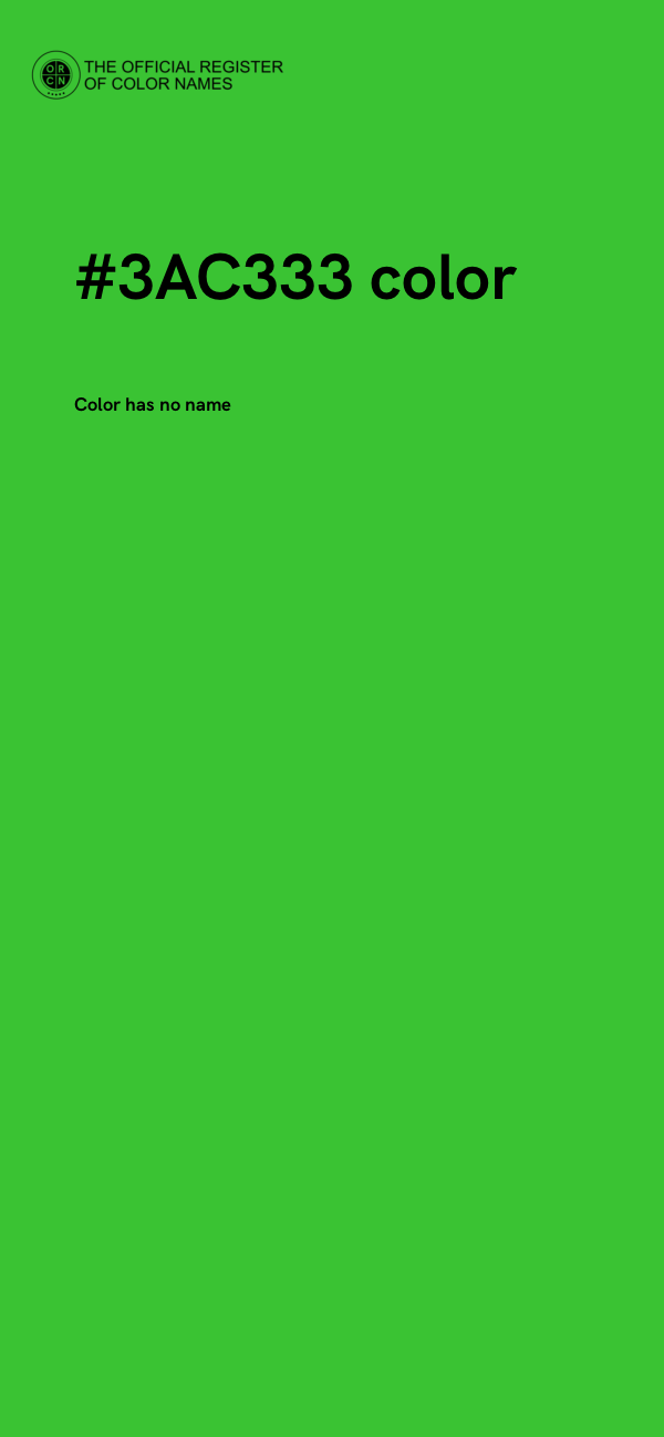 #3AC333 color image