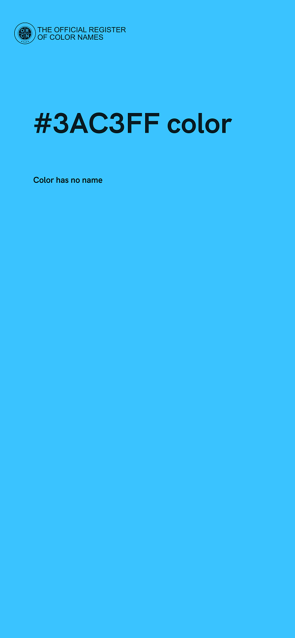 #3AC3FF color image